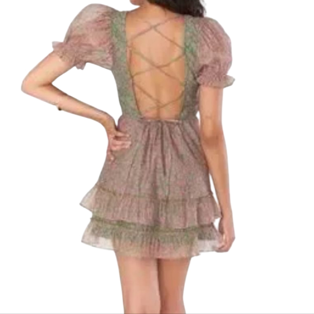 Show Me Your Moo Moo Daiquiri Mini Dress-Watermelon Floral.. Size XL - Picture 2 of 8